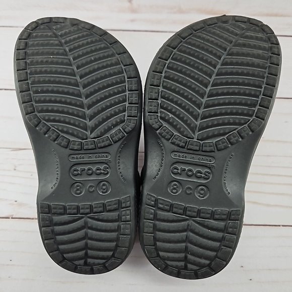 Crocs Baya Clog Toddler C8‎ C9 Brown Leopard Lined Clog - Picture 9 of 9